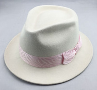 100%羊毛毡帽 纯羊毛女帽 英伦复古礼帽爵士帽日本moussy白色女帽_250x250.jpg