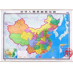 2015新中国地图挂图1.5米x1.图片