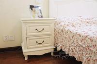AMPURLES 田园床头柜实木白色迷你床头柜欧式简约抽屉式床边柜_250x250.jpg