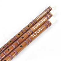 初学乐器一节苦竹笛 6孔横吹乐器笛子 送 中国结 笛套 笛膜_250x250.jpg