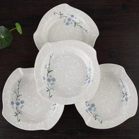 雪花瓷盘子陶瓷套装 日式韩式创意和风餐具 深盘饭盘寿司盘泡菜碟_250x250.jpg