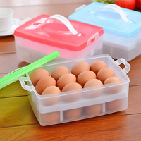 鸡蛋盒 可手提长方形加厚塑料双层食物保鲜盒 有盖厨房冰箱收纳盒_250x250.jpg