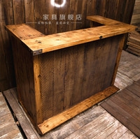 美式复古做旧loft实木收银台吧台简易个性柜台创意前台接待台新款_250x250.jpg