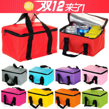 Insulated Tote Lunch Bag Box Cool Canvas Thermal Handbag Foo