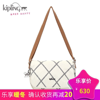 Kipling17春季新款背提包单肩斜跨包K14290米白色菱形印花_250x250.jpg