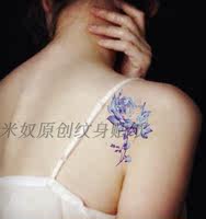 米奴新品手绘纹身贴纸 花神Flora 青春和新生的女神  防水纹身贴_250x250.jpg