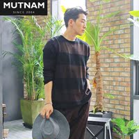 预售 MUTNAM 2016冬季新品 韩国时尚搭配条纹针织衫毛衣J1606015M_250x250.jpg