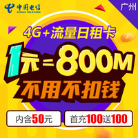 广州电信天翼日租卡4g手机卡学生上网流量卡号码卡手机卡0月租_250x250.jpg