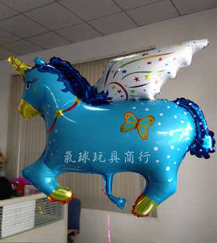 新款铝箔气球婚礼婚庆装饰气球/会场装饰气球氦气球飘空气球-飞马