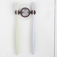 日本进口Q-BAN塑料双位牙刷收纳架吸盘牙刷架牙刷夹子放置2把牙刷_250x250.jpg