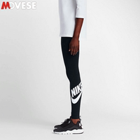 【MOVESE】Nike Leg-A-See Logo 女子运动休闲紧身裤 806928-010_250x250.jpg