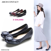 ARCHCONTACT日本圆头平底鞋方扣软底驾车鞋简约时尚工作单皮鞋女_250x250.jpg