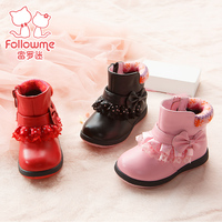 富罗迷宝宝鞋女童靴子儿童宝宝靴子保暖韩版 韩版婴儿学步鞋_250x250.jpg