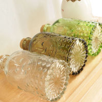 复古立体雕花玻璃花瓶 插花瓶 带软木塞漂流瓶 精油瓶 批发价_250x250.jpg