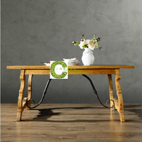美式RH实木餐桌欧式复古做旧长桌子原木色办公会议桌_250x250.jpg