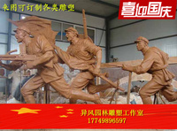 特价定制古代八路军红军抗日解放战争现代人物雕塑模型艺术品摆件_250x250.jpg