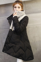 2015冬装新款韩版修身中长款斜拉链拼接大口袋斗篷羽绒棉衣棉服女_250x250.jpg