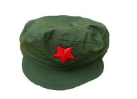 加工订做军装帽子绿军装帽子八路军帽子书包水壶直销加工订做_250x250.jpg