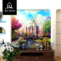 爱时尚 迪斯尼城堡电视瓷砖背景墙美式风格背景墙_250x250.jpg