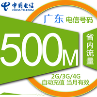 广东电信手机流量自动充值 500MB 加油包 叠加包 省内通用_250x250.jpg