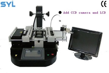 S60C触摸屏CCD相机BGA返修台 独立三温区 热风红外PLC温控