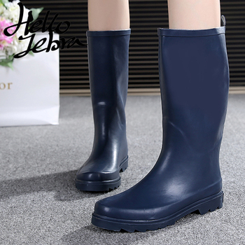 【韩国】【顺丰包邮】Hellozebra雨鞋女高筒夏季水靴胶鞋雨靴水鞋
