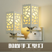 日式温馨LED壁灯现代简约创意修改客厅卧室床头灯具欧式阳台灯饰
