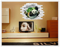 清仓功夫熊猫墙贴3d立体创意穿墙幼儿园客厅儿童房卧室自粘壁画纸_250x250.jpg