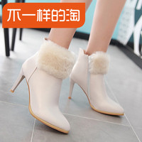 秋冬款时尚女鞋尖头高跟短靴裸靴女靴子_250x250.jpg