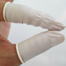 一次性乳胶手指套美容美甲防静电无尘净化电子厂劳保工业橡胶指套
