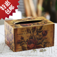 欧式创意客厅纸巾盒家用可爱抽纸盒车用实木质纸抽盒厨房餐巾纸盒_250x250.jpg