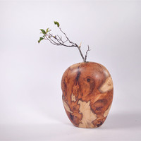 在外木艺手工鹅卵石造型不规则花器花瓶创意木质礼品日式中式摆件_250x250.jpg