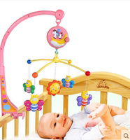 婴幼儿益智玩具0-1岁床铃 小蜜蜂床铃音乐旋转宝宝床挂床头铃包邮_250x250.jpg