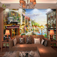 3d瓷砖背景墙欧式客厅3D电视背景墙欧洲小镇风景油画背景墙_250x250.jpg