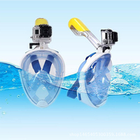 新款 gopro全干式潜水眼镜 小蚁潜水全面罩 浮潜呼吸管 潜水面罩_250x250.jpg