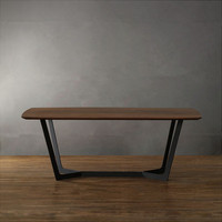 乡村美式 桌子餐  组合餐桌椅子 休闲电脑桌实木 组装 特价_250x250.jpg