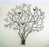 欧式创意客厅壁挂小鸟生命树酒店 墙壁装饰品立体壁挂铁艺壁饰_250x250.jpg