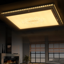 led吸顶灯 现代遥控客厅灯 方形大气灯具创意大厅灯卧室灯饰