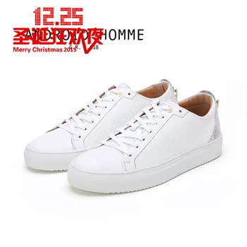 清仓特价Android Homme ALFA LOW意大利原产白色低帮男休闲板鞋