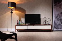 北欧电视柜现代简约地柜茶几组合钢琴烤漆简欧小户型客厅家具套装