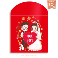 创意个性结婚礼金卡通用迷你红包袋 原创新品可爱软萌婚庆利是封_250x250.jpg