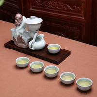 特价 汝窑功夫茶具套装陶瓷整套茶具 高档泡茶全自动隔热家用组合_250x250.jpg