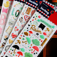 满38包邮 出口sticker水晶贴纸小雨伞冰淇淋花朵小兔子桃心小贴画_250x250.jpg