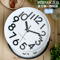 包邮韩国MJK正品圆形10寸客厅创意挂钟表欧式简约现代时尚韩版_250x250.jpg