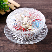 包邮高档创意透明玻璃糖果碗带盖水果碗瓜子盘泡面碗厨房餐具套装_250x250.jpg