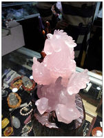 天然精品粉晶雕件：粉晶鸡雕刻件 栩栩如生 官升三级 吉祥如意_250x250.jpg
