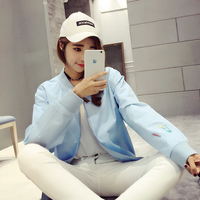 2016秋装新款韩版学院风女生棒球服外套女装宽松立领夹克_250x250.jpg