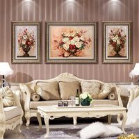 花卉欧式装饰画新古典壁画简欧有框挂画客厅墙上美式沙发背景墙_250x250.jpg