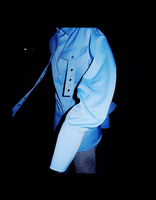 G-WHEN 16SS  独立设计师 原创 天蓝色水袖飘带宽松衬衫 男女同款_250x250.jpg