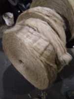 优质麻刀麻丝麻盘麻丝麻饼填充汽车顶棚毡原料3D床垫每公斤_250x250.jpg